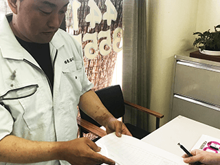 お問い合わせから完成まで